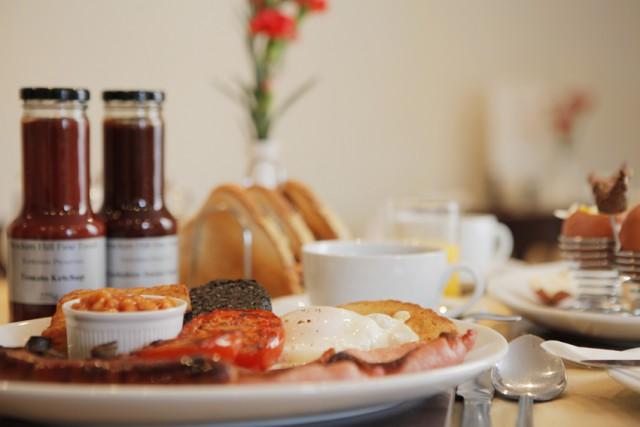A full Yorkshire breakfast at Ashburton House